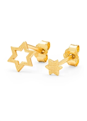 Family Star ørering Forgyldt Lulu Copenhagen 
